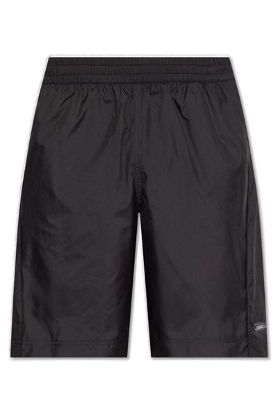 Givenchy Logo Patch Detail Knee-Length Shorts