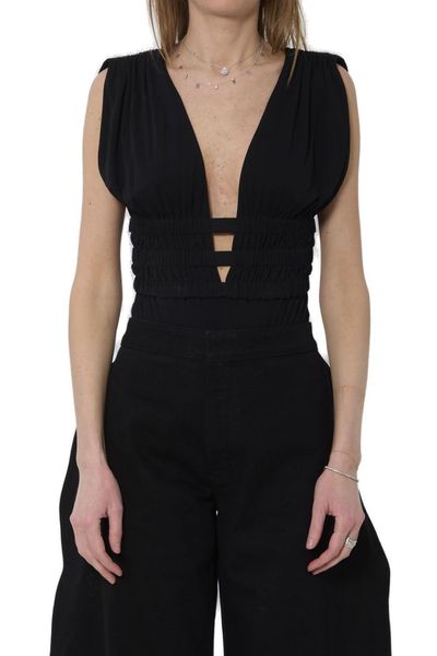 Alaïa Strappy Sleeveless Bodysuit