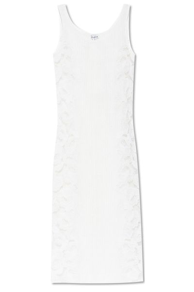 Alaïa Guipure Lace Flower Dress