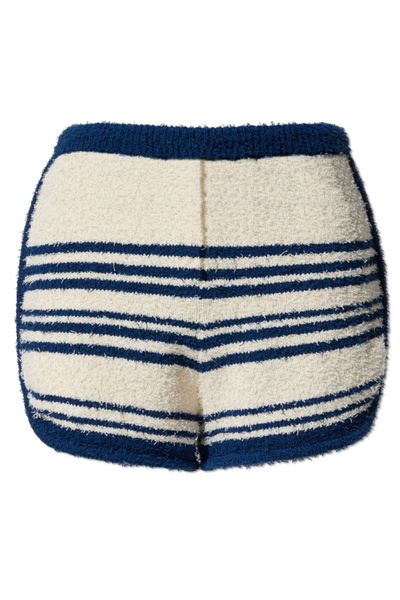 Perfect Moment Striped High-Waisted Shorts