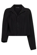 Balenciaga One-Shoulder Long-Sleeved Shirt