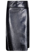 Sportmax Aquile Embossed Skirt
