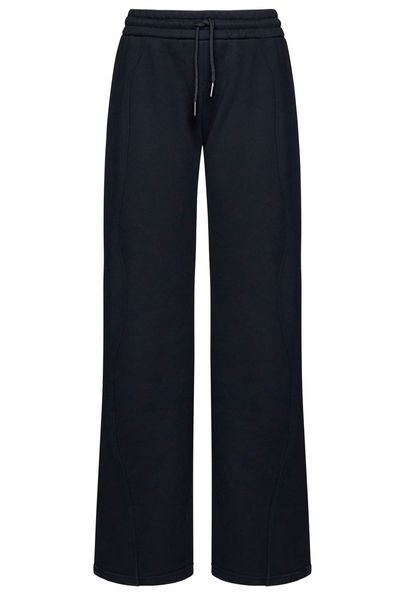 Off-White Drawstring Wide Leg Pants