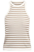 Max Mara Arnes Striped Ribbed Tank Top