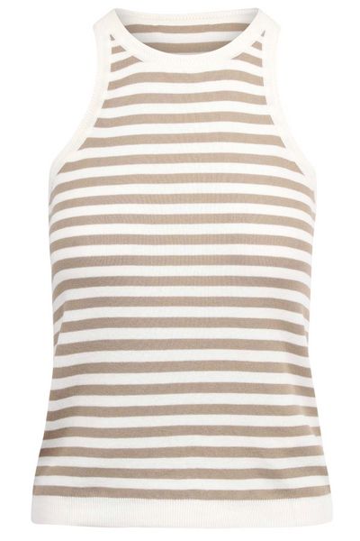 Max Mara Arnes Striped Ribbed Tank Top
