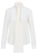 Saint Laurent Lavallière Satin Blouse