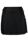 Lanvin Frayed Edge Tweed Mini Skirt