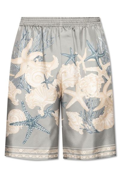 Versace Barocco Sea Printed Elasticated Waistband Shorts