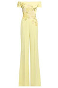 Elie Saab Embellished Cady Jumpsuit