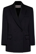 Valentino Double-Breasted Long-Sleeved Blazer
