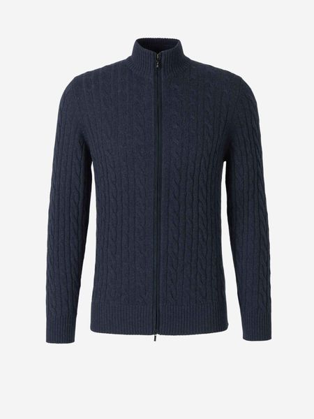 Loro Piana Bomber Zip-Up Cardigan