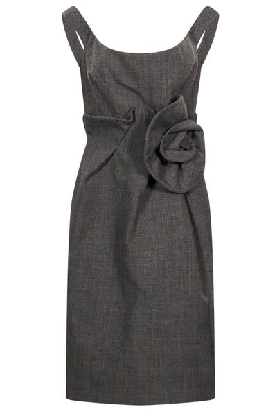 Magda Butrym Magda Burtym Floral-Appliqued Off-The-Shoulder Dress