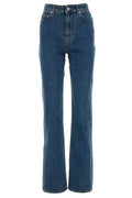 Burberry Logo Patch Straight Fit Jeans