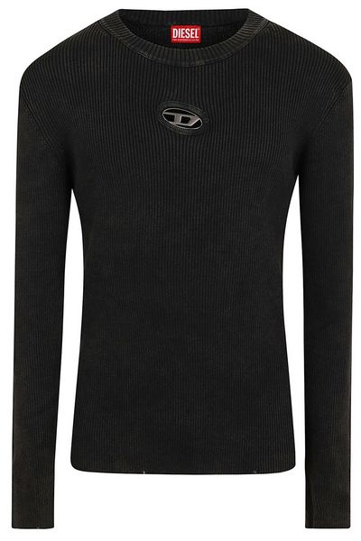Diesel K-Darin-D Cut-Out Logo Distressed Jumper