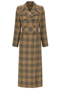 Valentino Houndstooth Double-Breasted Coat