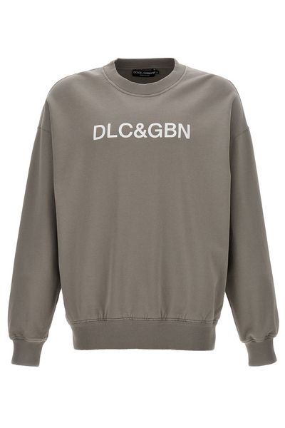 Dolce & Gabbana Logo Printed Oversized Sweatshirt