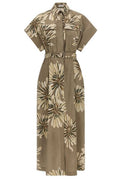 Brunello Cucinelli Printed Belted Dress
