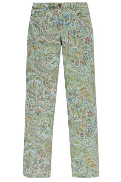 Etro Paisley Patterned Jeans