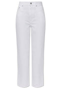 Alaïa High-Rise Straight-Leg Jeans