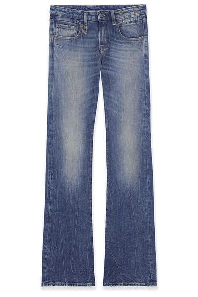 R13 Boyfriend Flared Jeans