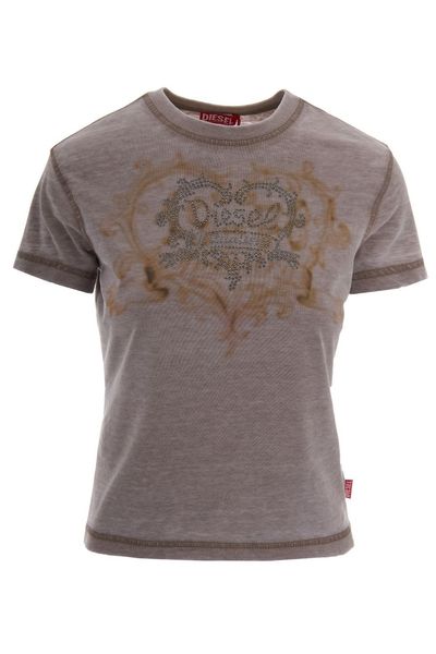Diesel T-Ila-AA1 Stud Logo T-Shirt