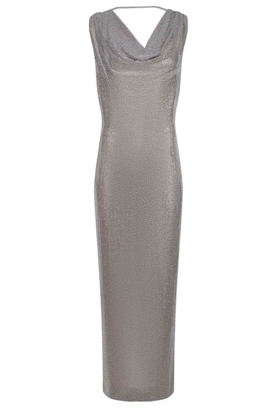 Giuseppe Di Morabito Crystal Draped Dress