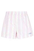 Mc2 Saint Barth Meave Striped Pull-On Shorts