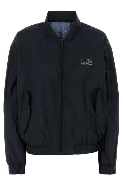MM6 Maison Margiela X Salomon Numbers-Printed Zipped Bomber Jacket