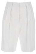 PLAIN Pleated High-Rise Shorts
