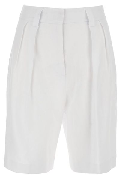 PLAIN Pleated High-Rise Shorts