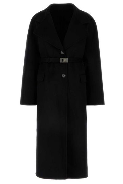 Ferragamo Single-Breasted Belted Coat