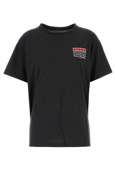Maison Margiela Numbers-Printed Crewneck T-Shirt