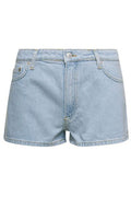 Chiara Ferragni Logo Embroidered Denim Shorts